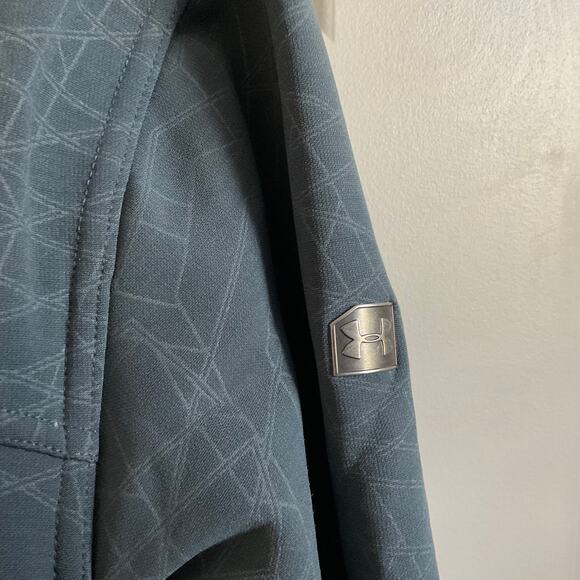 Under Armour Men’s Y2K Grey Fleece Lined Full Zip Jacket - Size Large - Picture 4 of 11